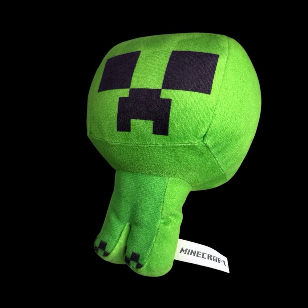 Minecraft Creeper Plush Green Stuffed Toy 2023 Mojang Soft 7 In